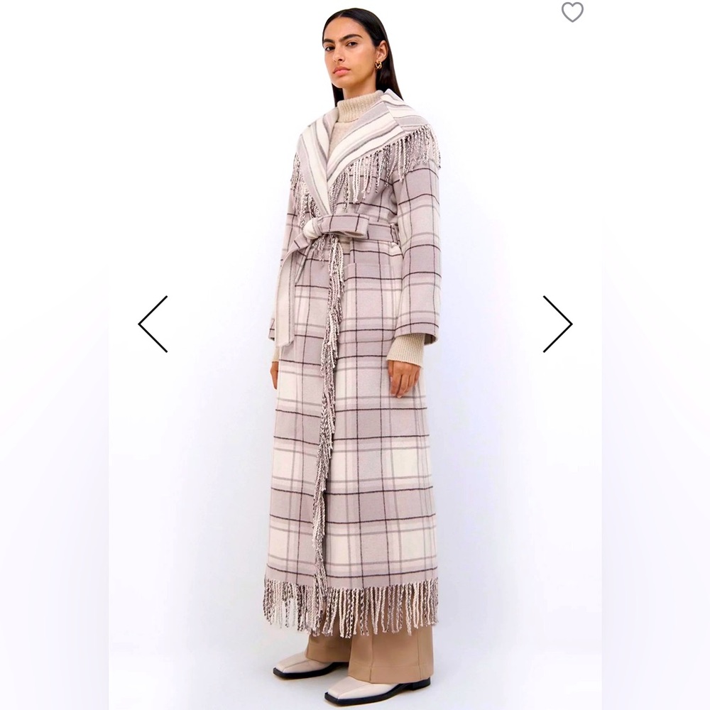 Simkhai Women's Carrie Robe Coat, cashmere, brand new, with tags, size xs